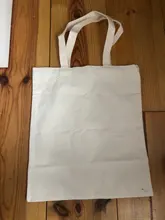 Bolso de compras de lona blanca, bolsa de hombro plegable Eco reutilizable, bolso grande de tela, bolsa de mano de algodón para bolsas de compra Mujer