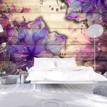 

Wall mural-Purple Memory - 250x175 cm