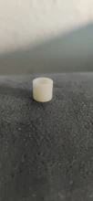 50 piezas M3 M4 M5 M6 ABS rredondo espaciador separador blanco Nylon no roscado espaciador redondo hueco separador arandela