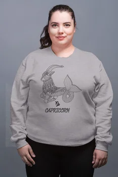 

Angemiel Wear Capricorn Gray Female Sweatshirt