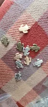 10 Uds. De dijes de Cactus de aleación de Zinc y Metal de tres colores, 15x20mm, aptos para joyería médica, dijes colgantes de plantas