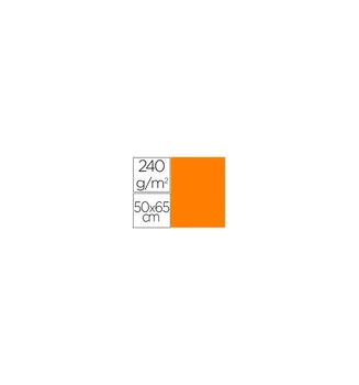 

Cardboard led paper 50X65 CM 240G/M2 orange pack of 25 PCs