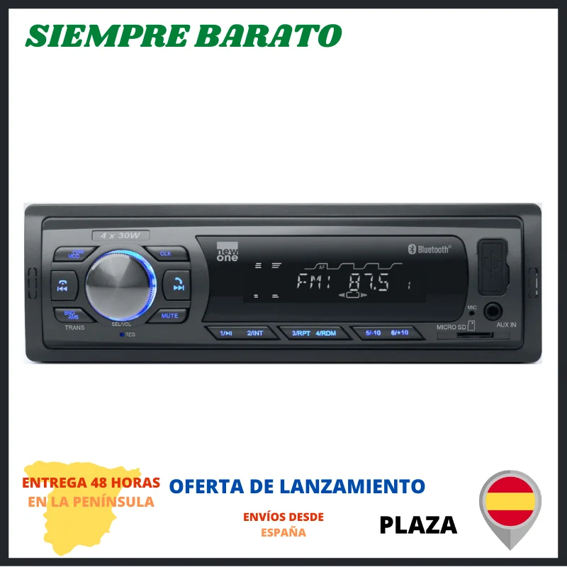 Comprar Radio de Coche Roadstar RU-375BT USB Aux BlueTooth