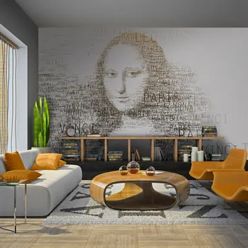 

Wall mural-diary of Leonardo da Vinci - 350x270 cm
