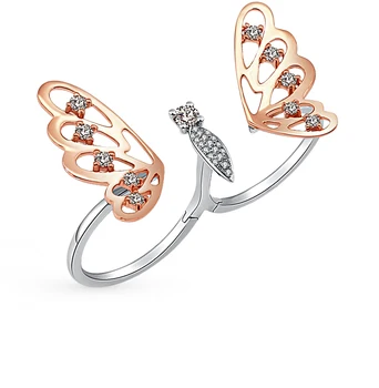 

Gold ring with diamonds sunlight sample 585