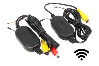 

Wireless Video transmitter receiver Kit for car reverse camera Monitor DVD 2,4G RCA cable 12V