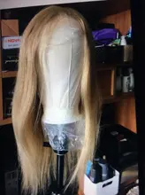 Pelucas de cabello humano Rubio para mujer, elegante peluca con malla frontal para mujer, peluca recta con corte Bob, 4x4 con cierre de encaje, pelucas de Cosplay brasileñas doradas