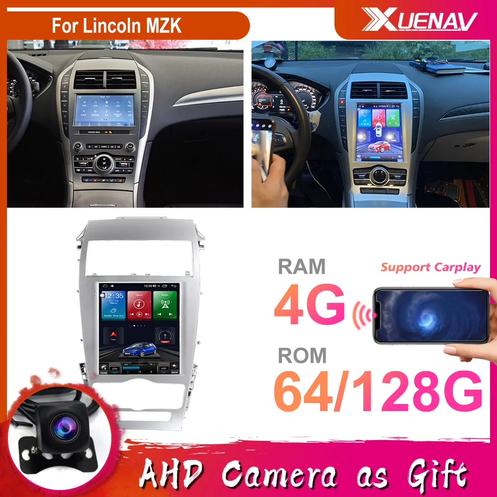 

car GPS navigation for Lincoln MZK 2014-2017 Car GPS Navi Radio tape recorder head unit Car Multimedia Player Android System
