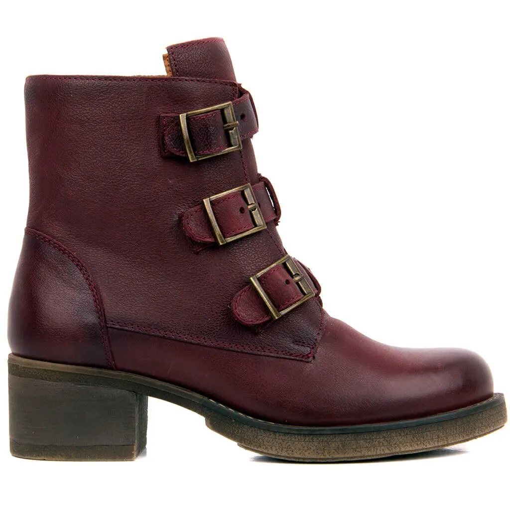 

Sail-Lakers Genuine Leather Buckle Zipper Women Boots Winter