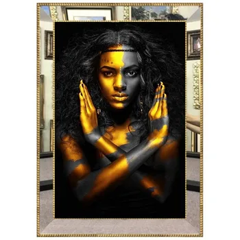 

Luxury Mirror Framed Digital Canvas Painting 70 * 100 cm