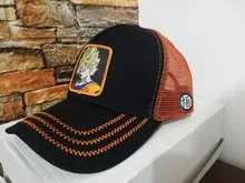 Gorra de malla con estampado de DRAGON BALL para hombre y mujer, gorro de malla con estampado de DRAGON BALL NARUTO, Snapback, Gorra de béisbol de algodón Hip Hop, unisex