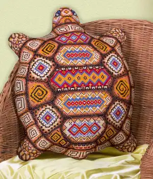 

Set for embroidery "Panna" pd-1551 (пд-1551) "pillow-Turtle"
