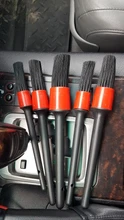 5 uds detallado de coches cepillo de limpieza automática de la limpieza del coche detallando conjunto tablero de salida de aire cepillo limpio herramientas de lavado