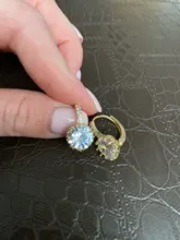 EMMAYA-Pendientes llamativos de 10 colores diferentes, bisutería con cierre de tipo botón, elementos naturales