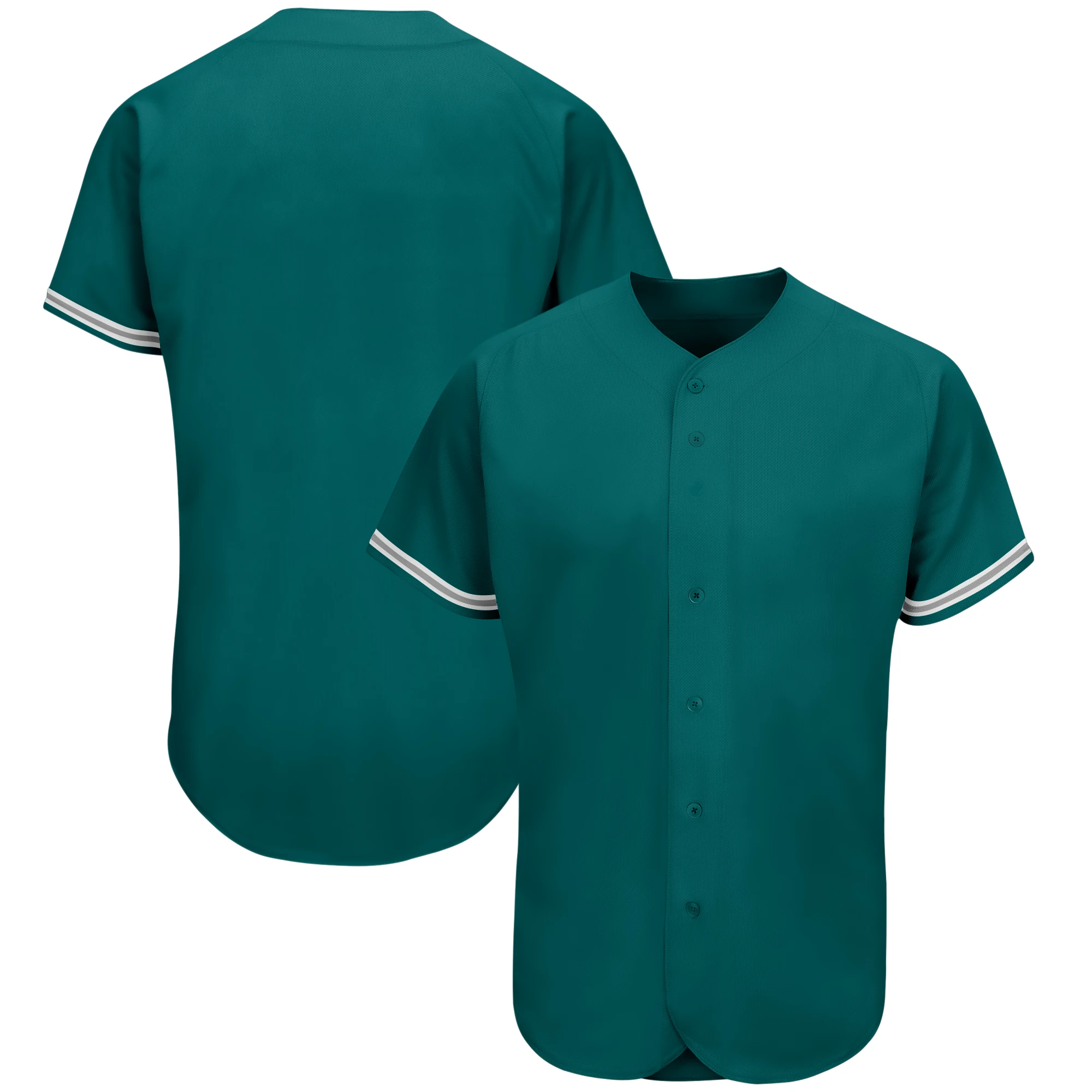 Baseball Jersey Plain Button-Down Tee Shirts Men Kids Outdoors Game Party baseball jersey
