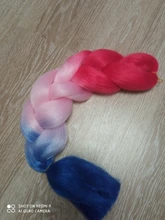 Dream Like Jumbo-extensiones de pelo sintético Kanekalone, fibra resistente al calor, 24 pulgadas, puro/Color degradado pelo trenzado sintético, venta al por mayor