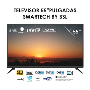 

55 inch Smart Tech by BSL TV SMT5519NUSA22 Smart TV Android DBVT2-S2-C CI +, UHD 4K LED 3840x2160pp