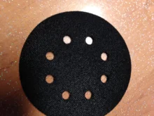 Almohadilla de interfaz de protección de superficie ultrafina, 5 pulgadas (125mm), 8 agujeros, almohadillas de lijado y discos de lijado de gancho y bucle, G8TB