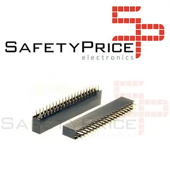 

3x GPIO 40 PIN 2X20 PIN FEMALE FEMALE STRIP 2.54mm Electronica Arduino
