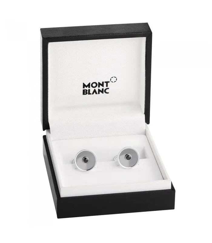 MONTBLANC запонки ESSENTIAL SARTORIAL серебро 116643