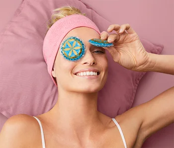 

Refreshing Eye Pads 2 Piece Soothing Relief for Tired Eyes,Can Use Warm and Cold