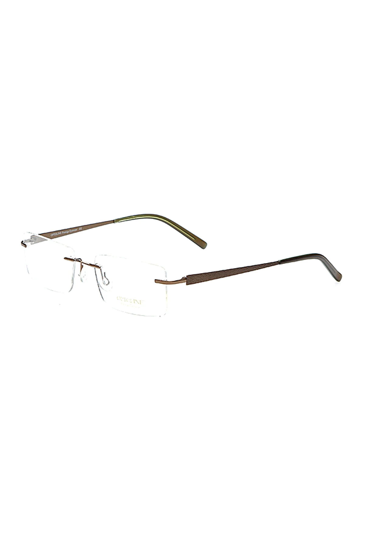 

Markamilla Men Reading Glasses Frame Demo Glasses Eyewear Transparent High Quality MenOptoline F-S 3811 BR