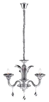

Chandelier OLENNA with crystals K5, textile GLOBE