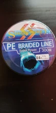 Fishing-Line Braided Multifilament PE 4-Strands Sougayilang Smooth-Pesca 300M