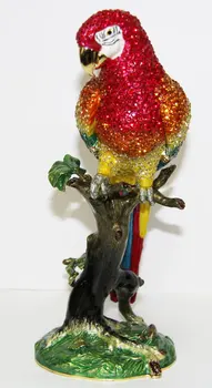 

Copy Faberge jd0921-2 casket "parrot ARA"