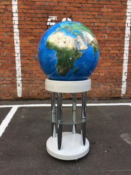

Globe view of the Earth from space D = 64 cm, on the stand with a glass shelf