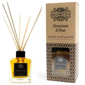 

Diffuser Rods with Essential Oils-Geranium and Pink