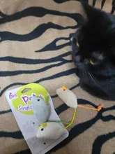 3pcs New Plush Simulation Mouse Cat Toy Plush Mouse Cat Scratch Bite Resistance Interactive