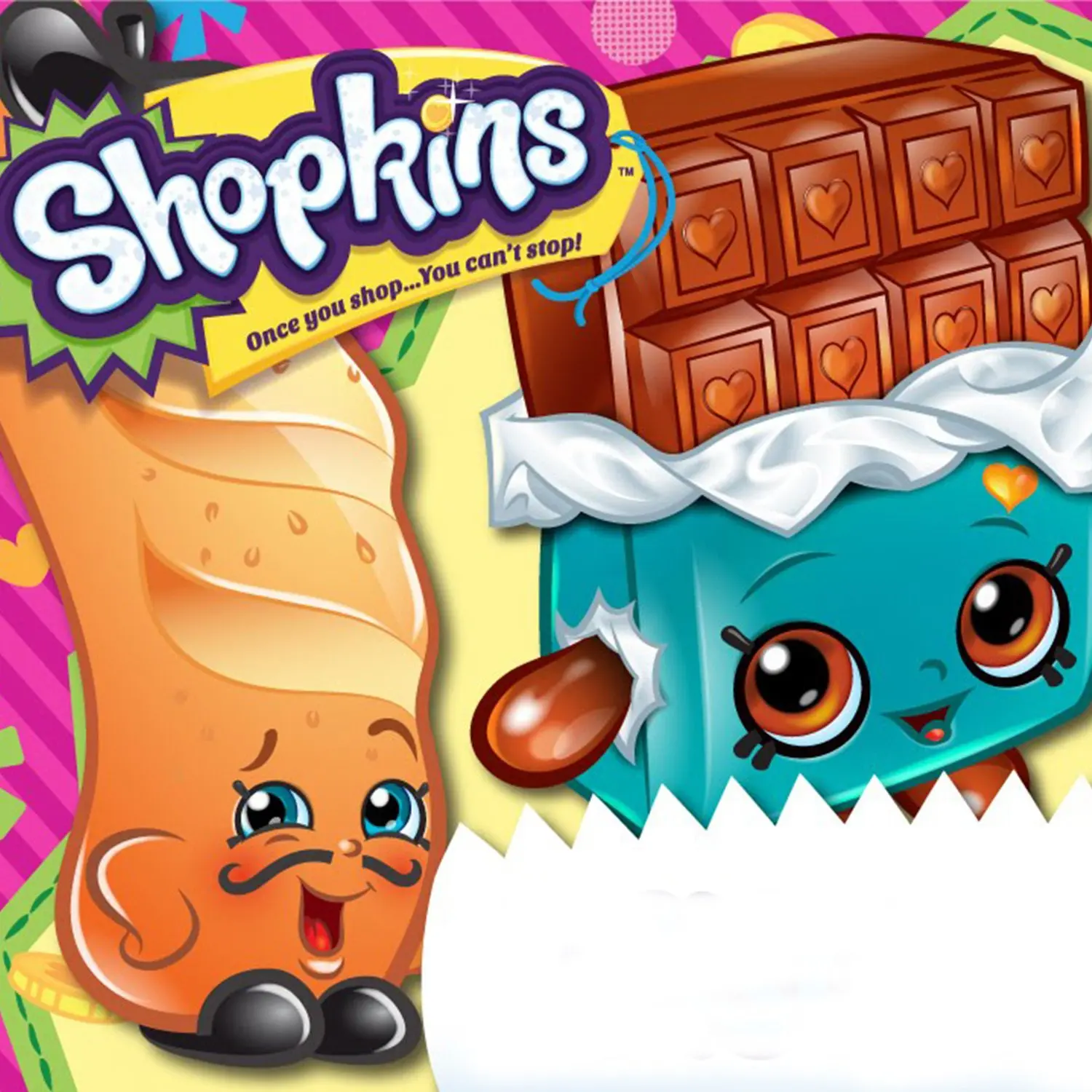 Раскраска Crayola Shopkins с наклейками 04-5854