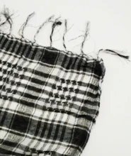 Bufandas militares táctico árabe de 100x100cm para senderismo al aire libre, bufanda con diseño desértico del ejército, pañuelo con borla para hombres y mujeres