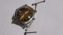 Barra de resorte de tubo de tornillo de reloj de oro rosa para reloj