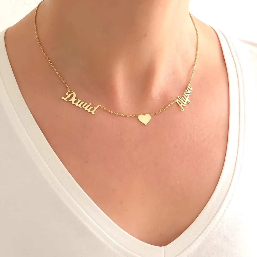 Name Necklace Stainless Steel Pendant 