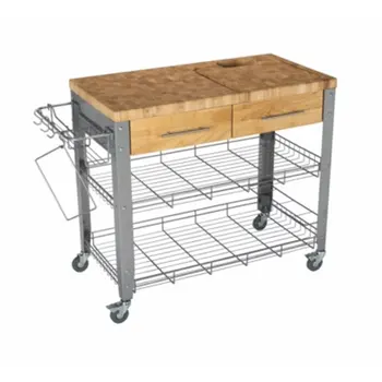 

COC coffee table wagon 50X97X88CM 2 drawers steel/wood CHRIS & CHR