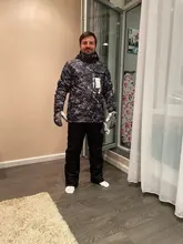 Jacket Suit Pants Skiing-Gloves Snowboard Winter Women Waterproof Plus-Size New Warm