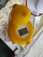 Termómetro de baño de agua para bebé, termómetro de baño impermeable Digital flotante de pato, Sensor infantil, alarma LED para bañera, cronógrafo termometro bañera bebe