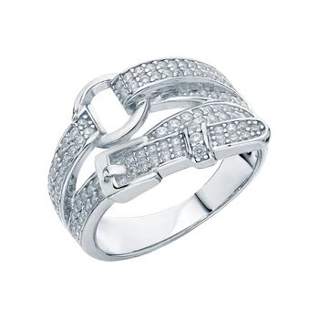 

Silver ring with cubic zirconium sunlight