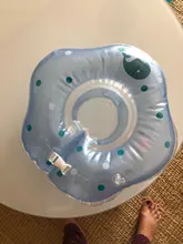 Flotador inflable de seguridad para bebé, flotador de cuello para bebé, círculo grueso, flotador de cuello, accesorios de piscina, accesorios de baño