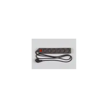 

REV 512380555 overload protection 6 socket (e) AC 250 V 1,4 m Black