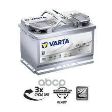 Аккумулятор Silver Dynamic Agm 12v 70ah 760a 278х175х190 Полярность 0 Клеммы 1 Крепление B13(E39) Varta арт. 570901076