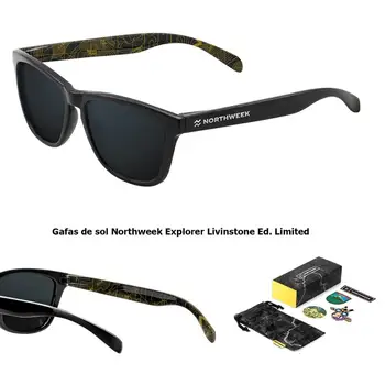 

Northweek Gafas de sol mod Explorer Livingstone Edición Limitada lente negra polarizada