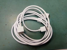 Cable de extensión para tira de luces led RGB, Conector de 30CM, 1M, 2,5 M, 5M, 5 pines, 4 pines, con aguja para SMD 5050, 3528, RGBW