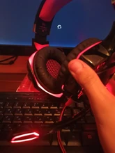 KOTION EACH-auriculares para videojuegos estéreo de graves profundos, con cable, micrófono retroiluminado para PS4, teléfono, PC y portátil