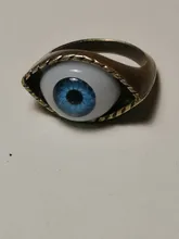 Nueva moda clásica diabólico Vintage ojo anillo de dedo ojo Punk bisutería gótica Halloween anillo de regalo