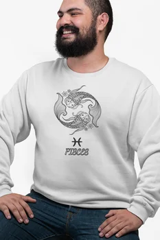 

Angemiel Wear Pisces White Men 'S Sweatshirt