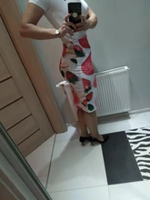 Faldas de tubo con estampado floral Golded para mujer, de talla grande S-4XL, ceñida, ceñida, a la moda occidental, bajos estrechos