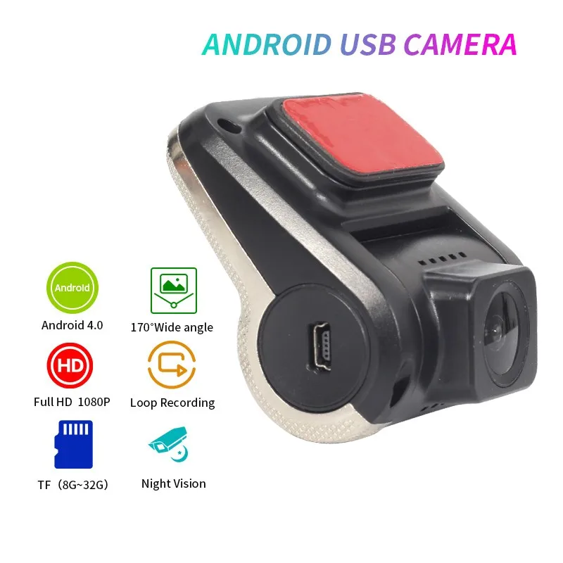 

New ADAS Function Car Dash Cam 1080P HD Night Vision Car DVR Camera 170 Degree Wide Angle Driving Recorder Support Android USB